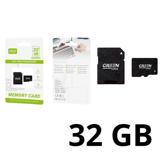Cartão micro SD 32GB para fotos e videos (Câmera RidePro)