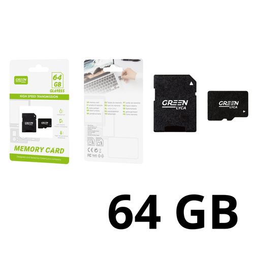 Cartão micro SD 64GB para fotos e videos (Câmera RidePro)