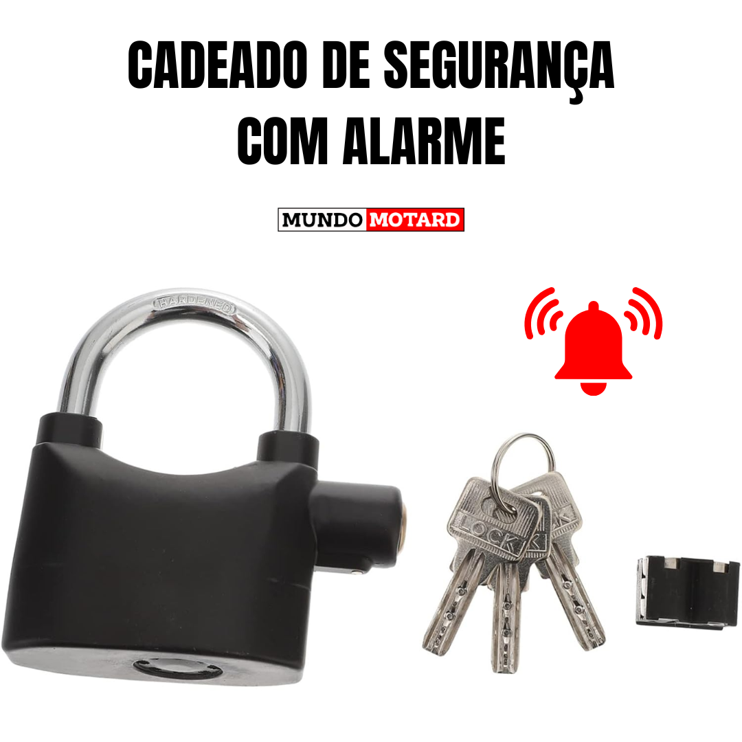 Cadeado de Segurança com Alarme