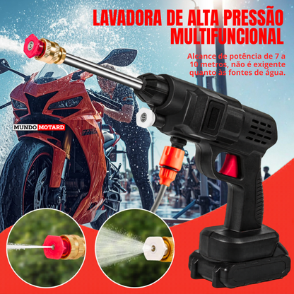 Lavadora de jato de alta pressão sem fio – Limpeza potente e portátil