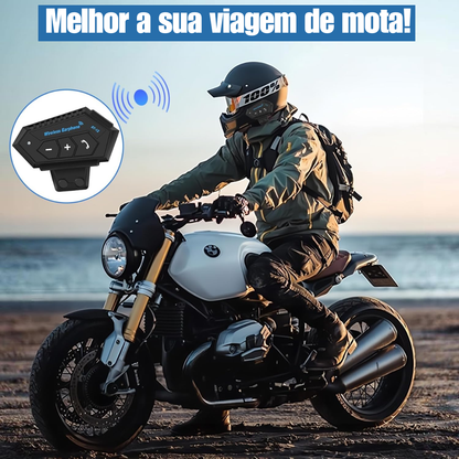 Auricular RidePro – Chamadas e Música para Motociclistas
