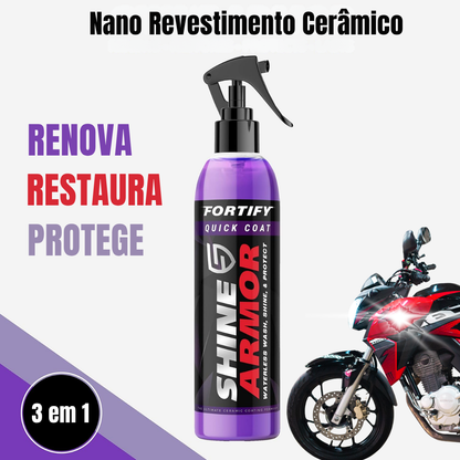 Nano Revestimento Cerâmico 3 em 1- Brilho, Limpeza e Proteção