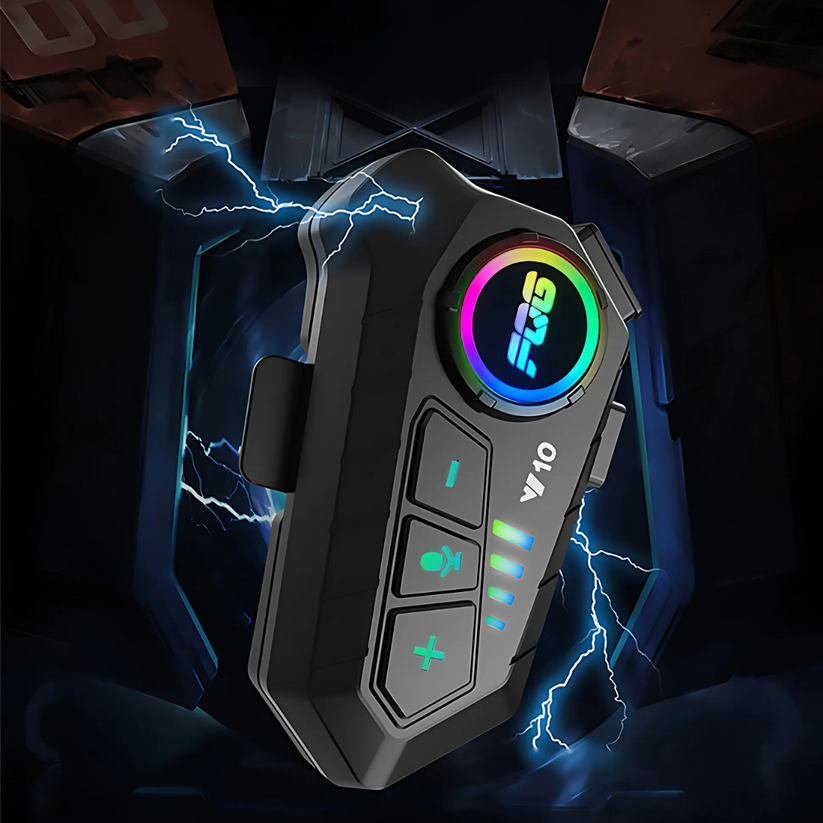 Auricular Bluetooth MotoSound Pro – Chamadas e Música para Motociclistas