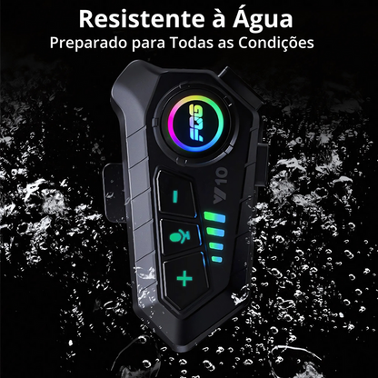 Auricular Bluetooth MotoSound Pro – Chamadas e Música para Motociclistas